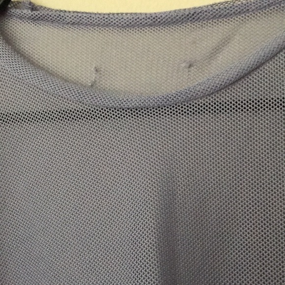 Lavender mesh see through top - Picture 3 of 4